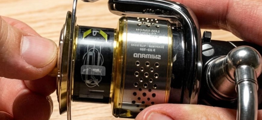 катушка Shimano ищем признаки подделки